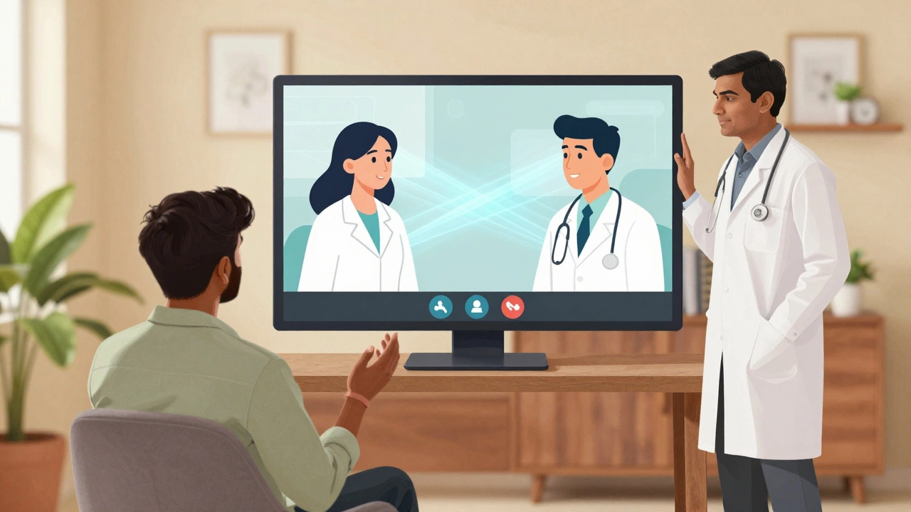 Patient consulting with doctor for seamless medical tourism care